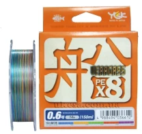 Шнур YGK Veragass PE x8 #1.0 max 20lb 150м фото