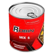 Зерновой микс измельченный Robin 900мл ж/б MIX-6 Клубника-бергамот фото