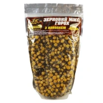 Зерновий мікс 3KBaits 0.8 кг Горох з коноплею фото