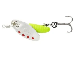 Блесна Savage Gear Grub Spinners #0 Silver Red Lime