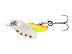 Блесна Savage Gear Grub Spinners #0 Silver Red Yellow