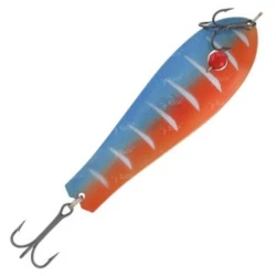 Блесна Kuusamo Professor-1H 115/27 с камнем BLU/FR/S-B