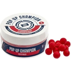 Бойлы Brain Champion Pop-Up Клубника 8mm