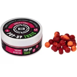 Бойлы Brain Toxic Pop-Up 8mm+6x10mm Krill-Garlic (креветка-чеснок)