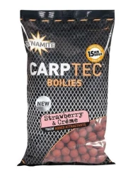 Бойлы Dynamite Baits Carp-Tec 900г 15мм Strawberry-Creme DY1758