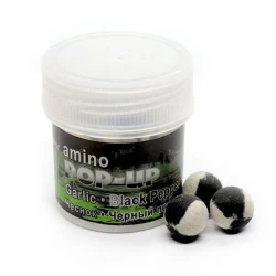 Бойлы Grandcarp Amino Pop-Up 12мм Чеснок-черный перец 30шт
