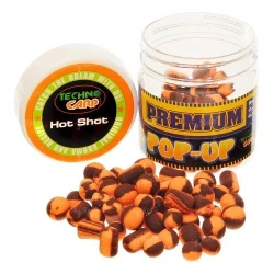 Бойлы Технокарп Pop-Up Premium 50г 10,12,10*14мм Hot Shot + дип 10мл