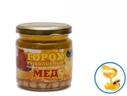 Горох Skat банка стекло 200г Мед