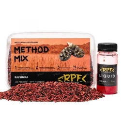Метод микс RPF Classic 400г пелетс 2мм + 50мл ликвида Клубника