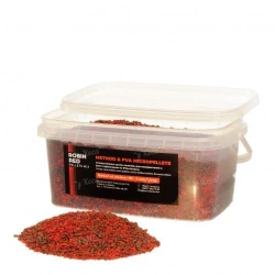 Пелети Технокарп Method & PVA Micro Pellets 1.5кг Robin Red Mix