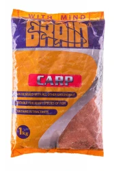 Прикормка Brain 1кг Carp червоний