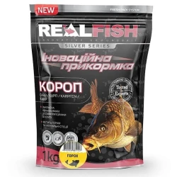 Прикормка RealFish Карп горох 1кг