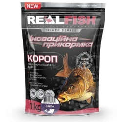 Прикормка RealFish Карп Слива 1кг