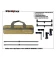 Набор стоек и буз баров World4carp Stand Kit Universal 2 coyot w209c - фото 1