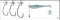 Offset Decoy HD Hook Worm 117 №1/0 5шт - фото 2
