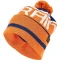 Шапка Brain с помпоном blue-orange - фото 1