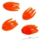 Стопор для живца Catzoom Live Bait Stop red 18мм 20шт CZ2957 - фото 1