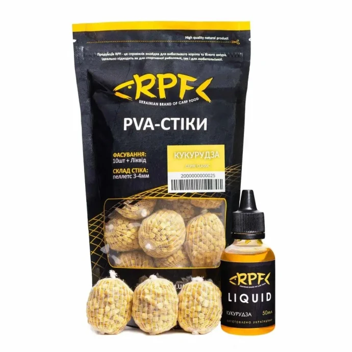 ПВА стик с ликвидом RPF Кукуруза 10шт фото