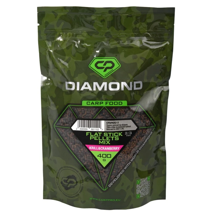 Пеллетс Carp Pro Diamond Stick Pellets Mix 2-3mm Krill-Cranberry фото