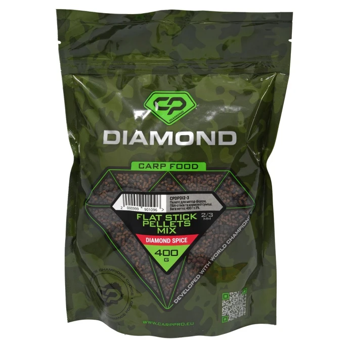Пеллетс Carp Pro Diamond Stick Pellets Mix 2-3mm Diamond Spice фото