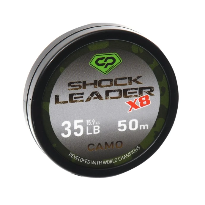 Шок-лидер Carp Pro Diamond Shock Leader Х8 Camo 50m фото