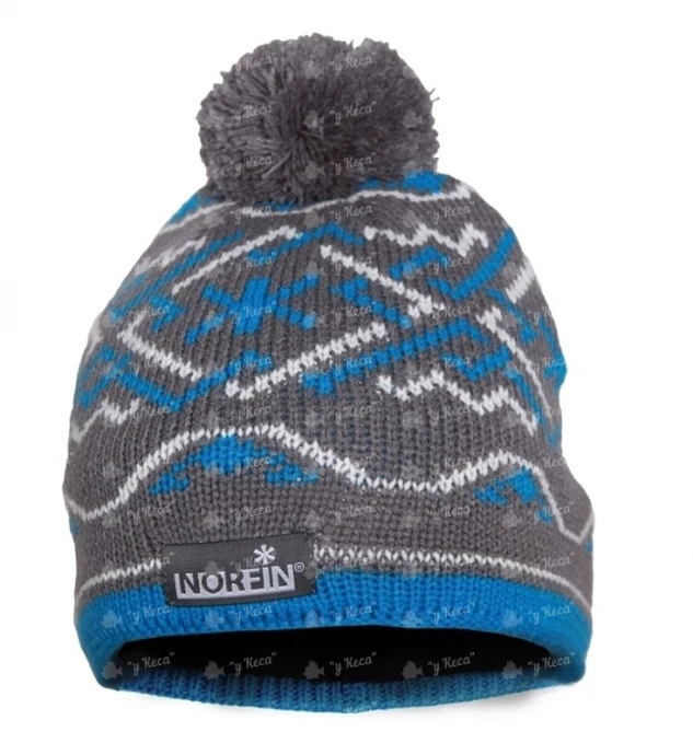 Шапка вязаная Norfin Norway Women 305755-L серо-голубая фото