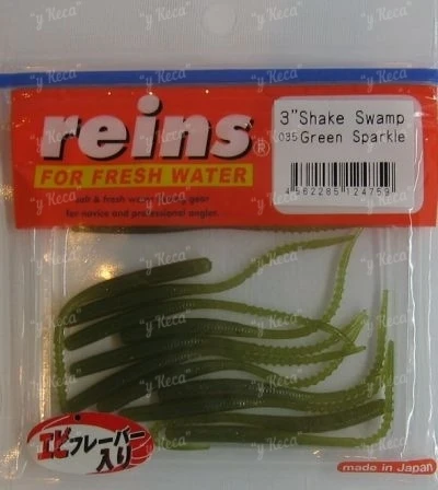 Swamps Shake 3" 12шт #035 Green Sparkle фото