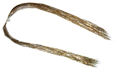 Люрекс ультратонкий flashabou minnow 4T Mix Golden Silver фото
