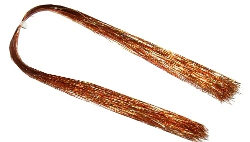 Люрекс ультратонкий flashabou minnow 4T Mix Orange The Sun фото