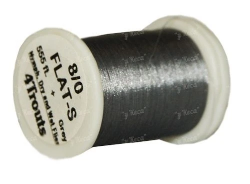 Монтажная нить 4Trouts Tiny Twist 9/0 Gray 500ft фото