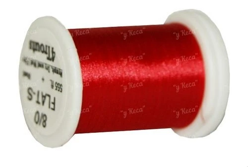Монтажная нить 4Trouts Flat-S 8/0 Red 555ft фото