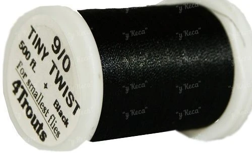 Монтажная нить 4Trouts Tiny Twist 9/0 Black 500ft фото