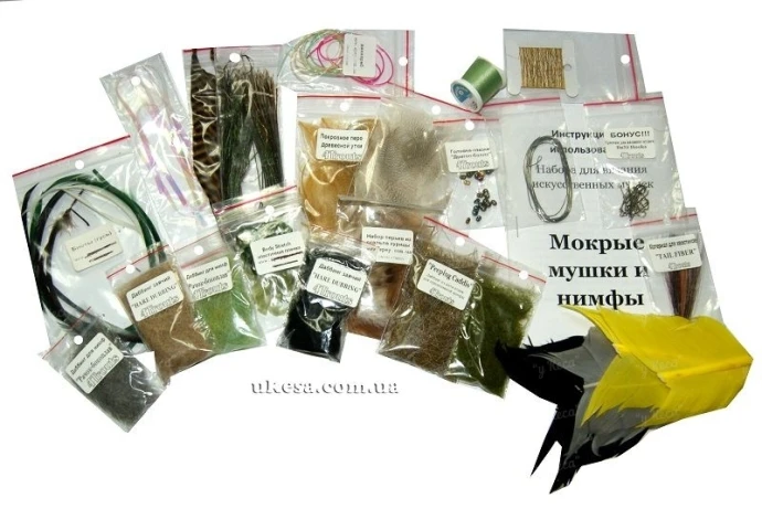 Набор для вязания 4Trouts Мокрые мухи и нимфы фото
