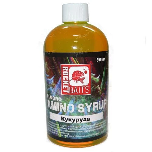 Амино сироп флюоросентный Rocket Baits 350мл Кукуруза фото