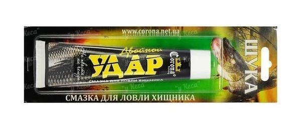 Аттрактант смазка Corona Двойной удар 60мл Щука фото