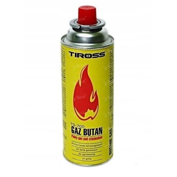 Баллон газовый цанговый Tiross TS-700 всесезонный 227г фото
