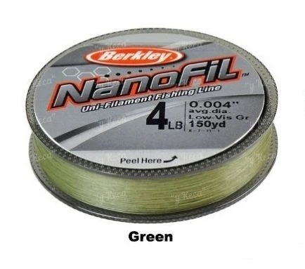 Шнур Nanofil 125м 0.04 Green 0.055 мм 1.96 кг фото