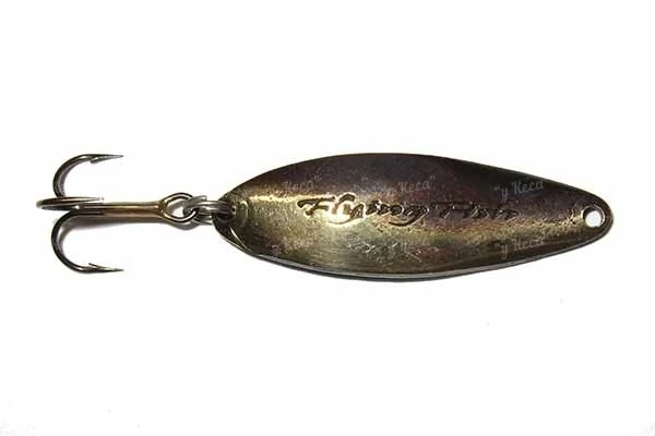 Блесна BoRich FlyingFish 3.2г Латунь черненая фото