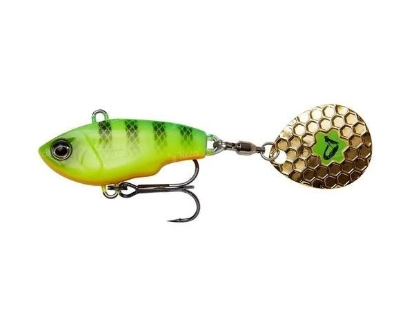 Блешня Savage Gear Fat Tail Spin 6.5см 16г Fire tiger фото
