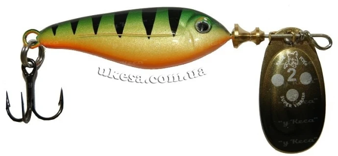 Блесна Blue Fox Minnow Super Vibrax BFMSV3 GP фото