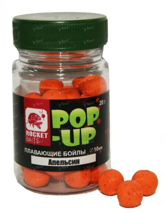 Бойлы Rocket Baits Pop-Up Classic 10мм Персик фото
