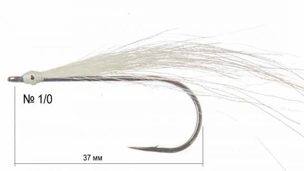 Бородка на жереха Strike ST18-1/0 White фото