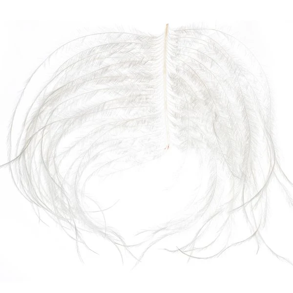 Бородки пера страуса Strike Ostrich Feathers - White фото