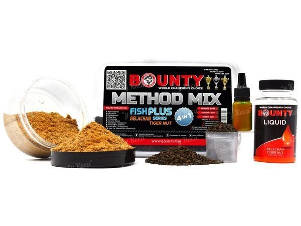 Прикормка Bounty Method Mix 4в1 400г Belachan-Tiger Nut фото