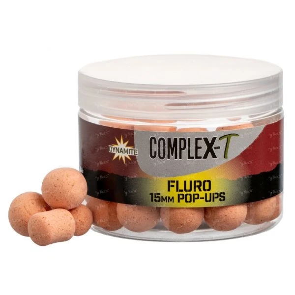 Бойлы Dynamite Baits Pop-Up Fluoro 15мм CompleX-T DY1955 фото