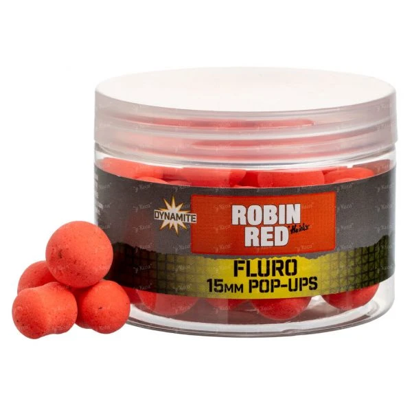 Бойлы Dynamite Baits Pop-Up Fluoro 15мм Robin Red DY1950 фото