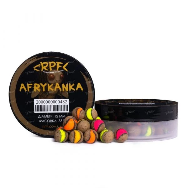 Бойлы вафтерс RPF Afrykanka 12mm 35g Mix фото