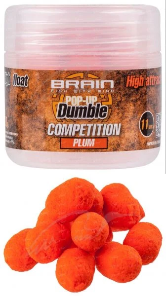 Бойли Brain Dumble Pop-Up Competition 11мм 20г Plum (сливовий) фото
