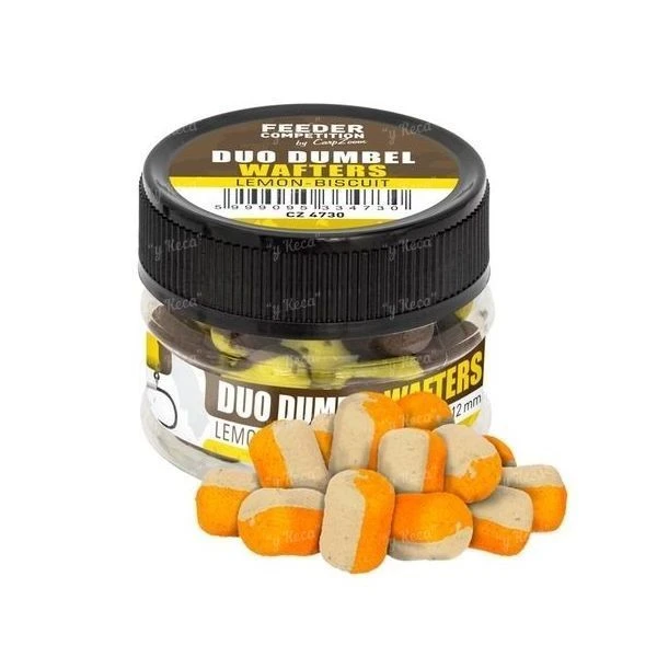 Бойлы Carp Zoom Duo Dumbel Wafters 15g 8*12mm Масляная кислота-сыр CZ4723 фото