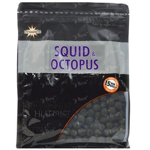Бойлы Dynamite Baits Hi-Attract 1кг 15мм Squid-Octopus фото